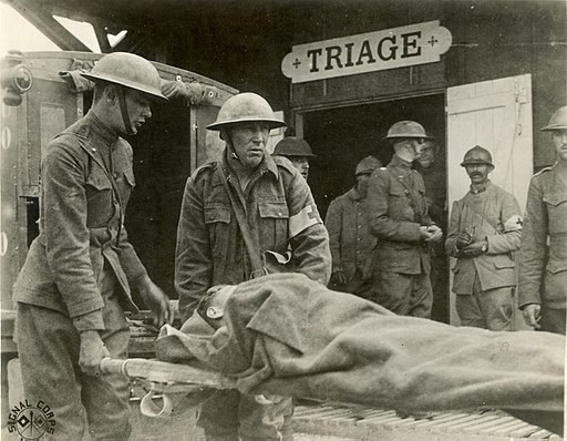 Wounded Triage France WWI